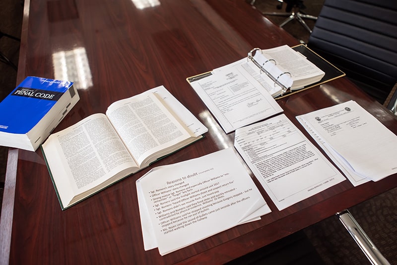 Process for Bringing a Pitchess Motion: Do attorneys have an image of a judge or attorney in front of a judge or in court?