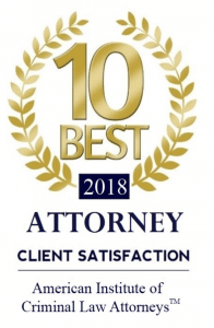 Aaron Spolin has been added to the “10 Best Attorneys” list for California criminal law by the American Institute of Criminal Law Attorneys