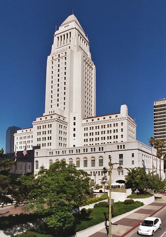 Los Angeles City Hall. Photo by Brion Vibber