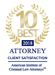 10 Best Attorney Client Satisfaction award 2018